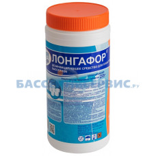 Лонгафор медленный органический хлор, (табл. 20г), 1 кг, для долгосрочного обеззараживания воды, Маркопул Кемиклс
